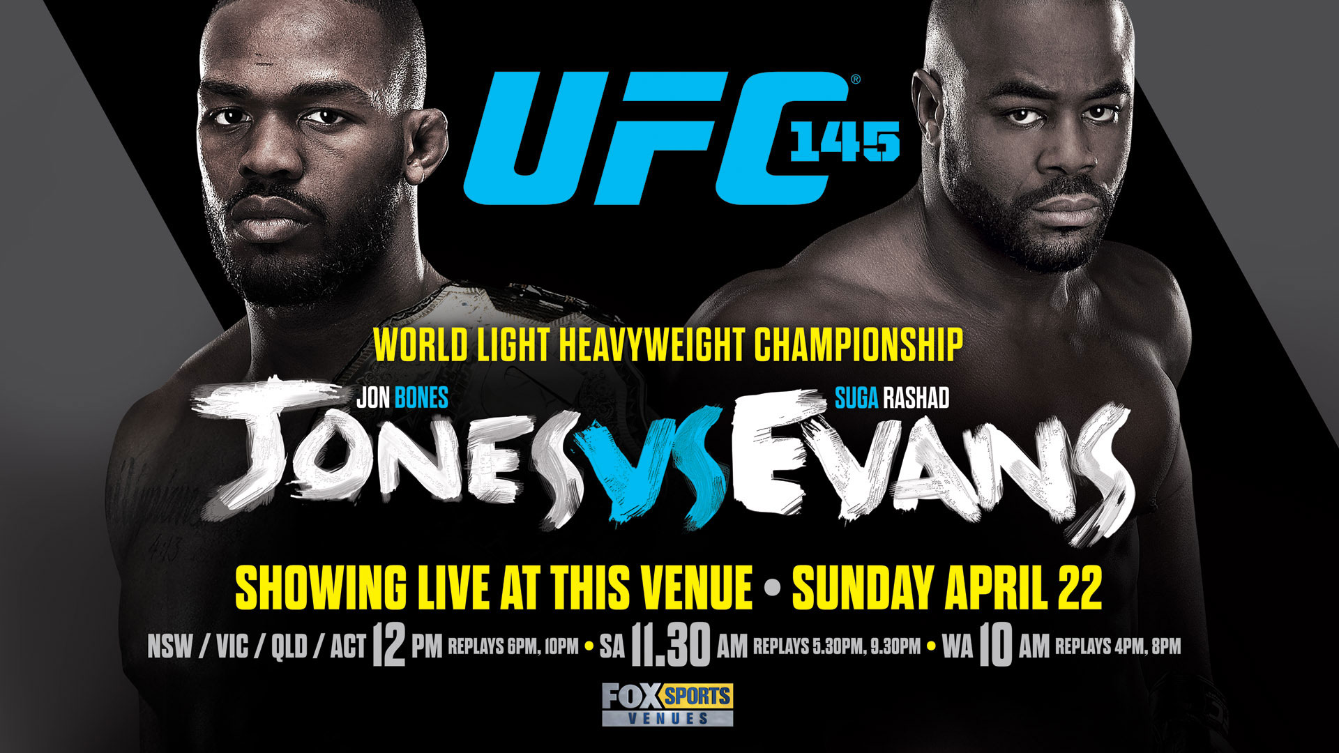 Poster/affiche UFC 145