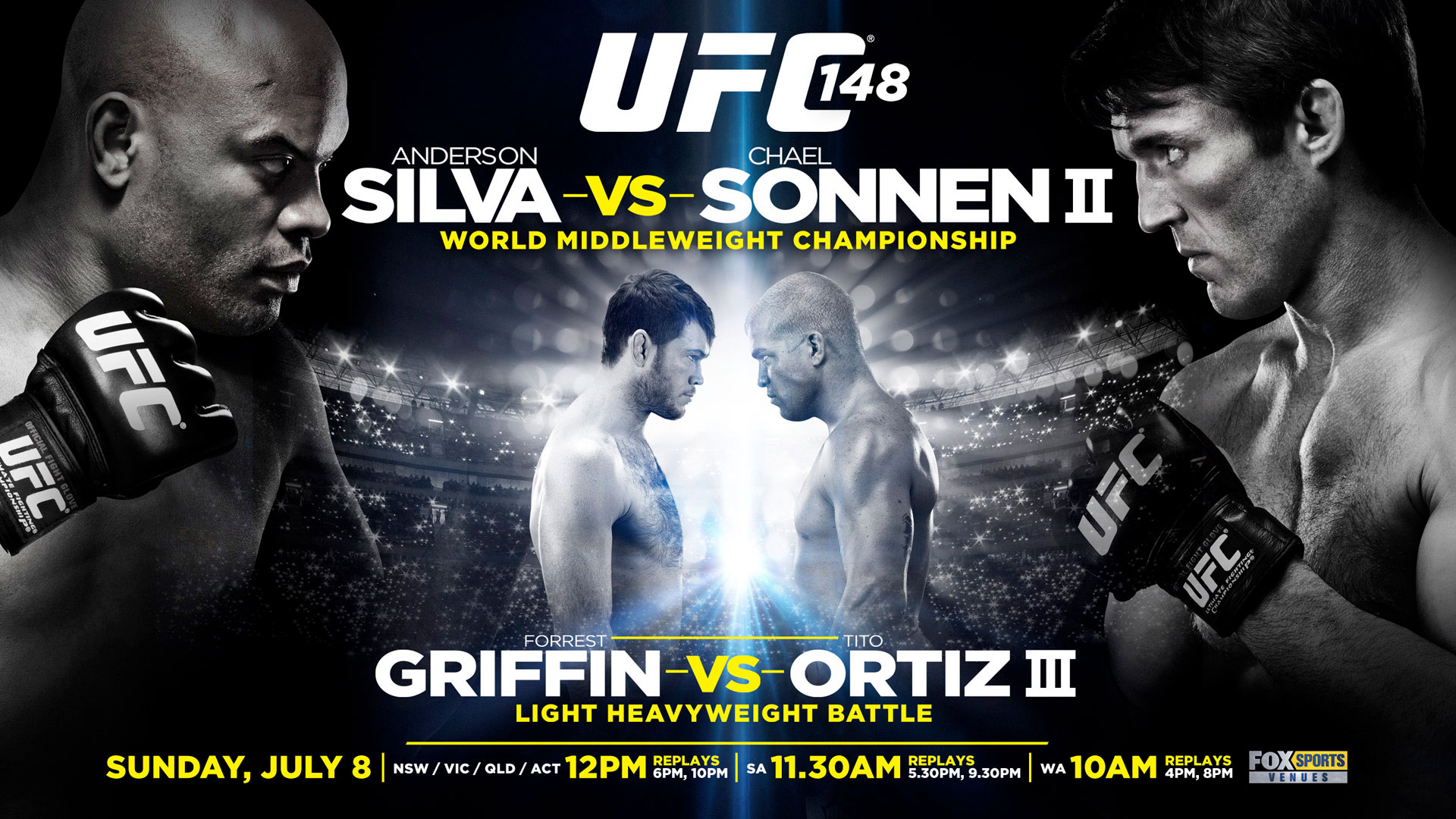 Poster/affiche UFC 148