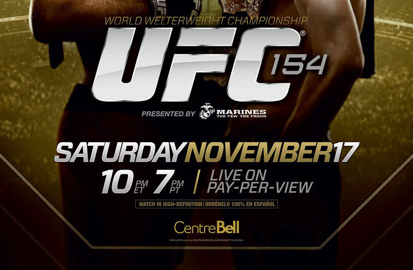 Poster/affiche UFC 154