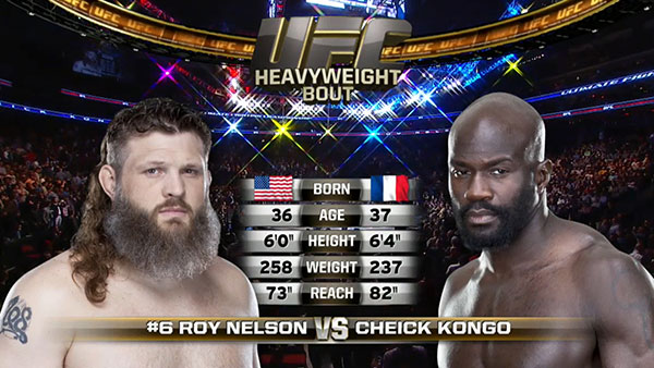 Cheick Kongo contre Roy Nelson