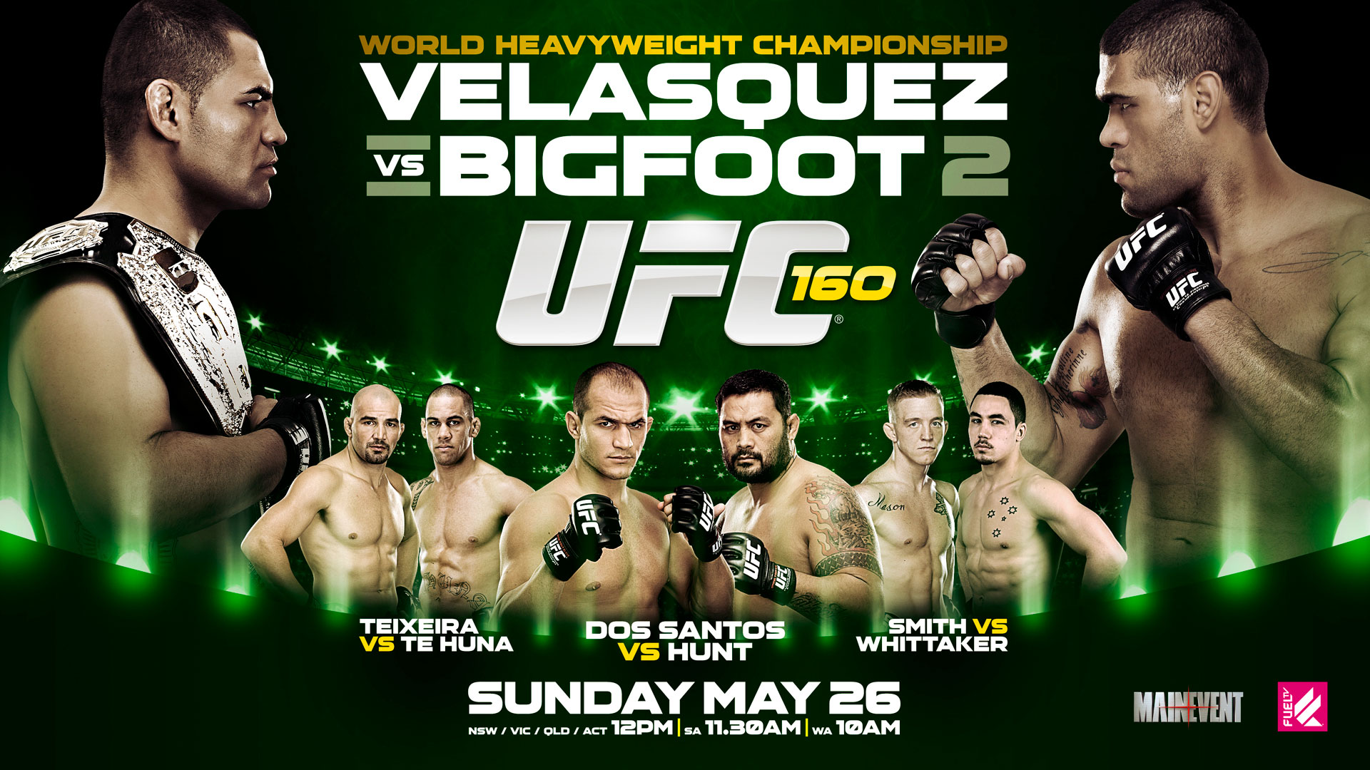 Poster/affiche UFC 160