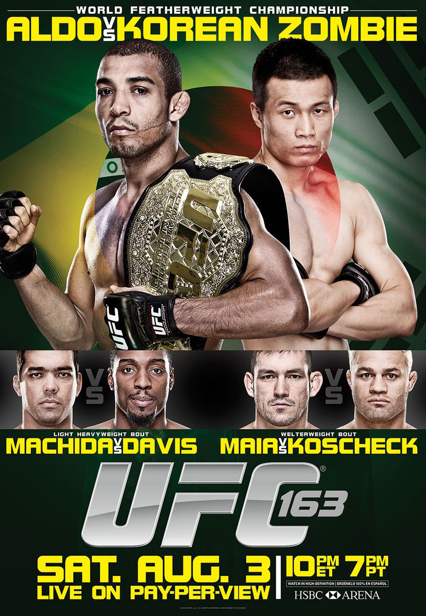 Poster/affiche UFC 163