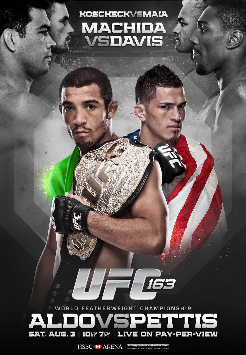 Poster/affiche UFC 163