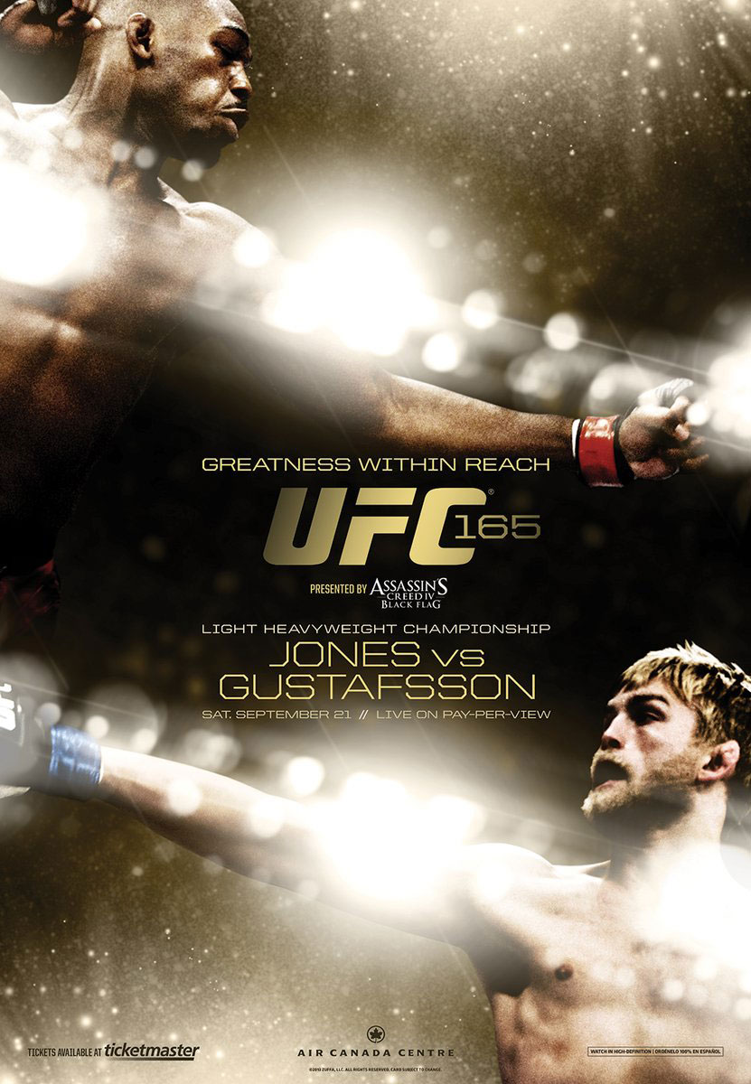 Poster/affiche UFC 165