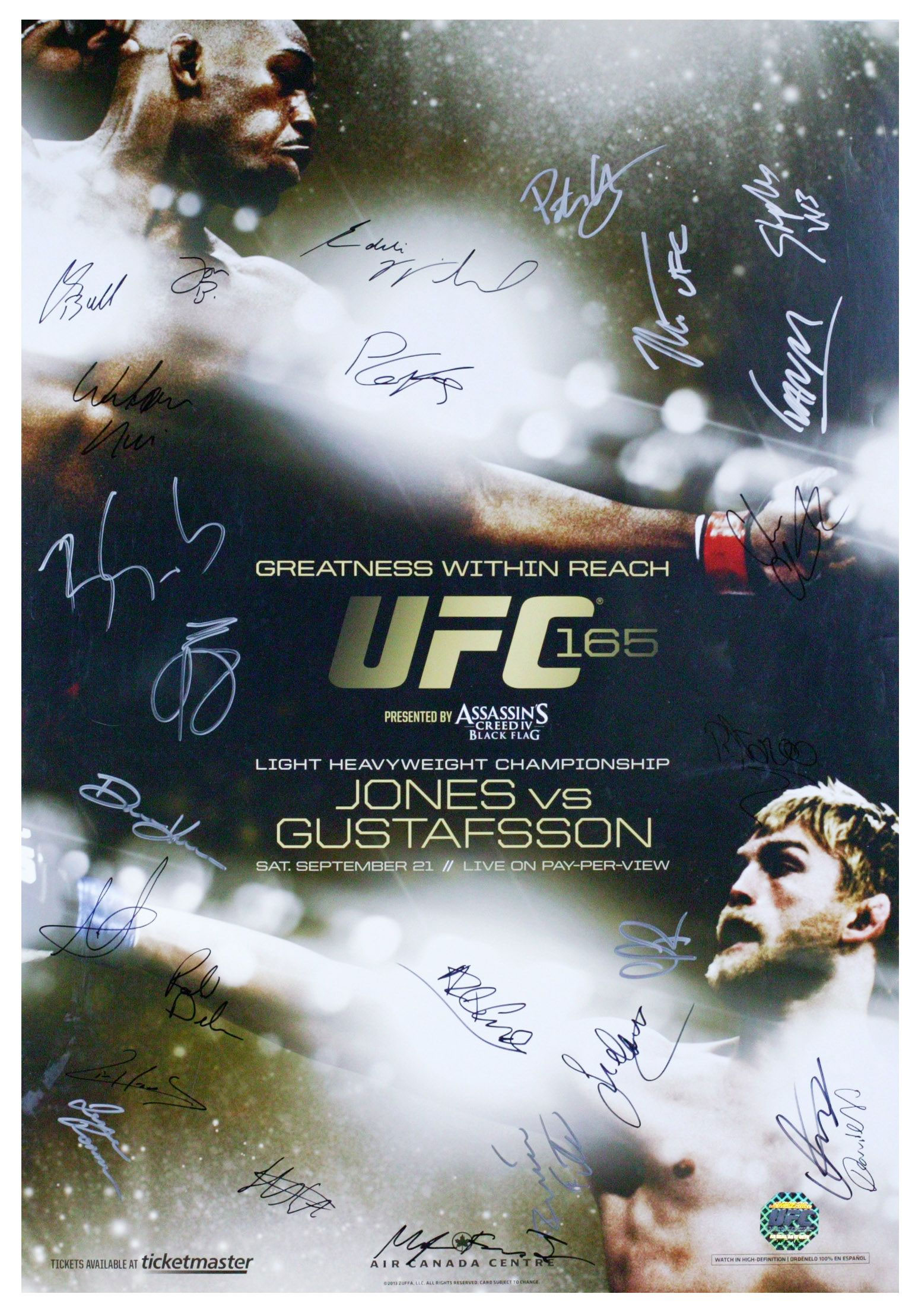 Poster/affiche UFC 165