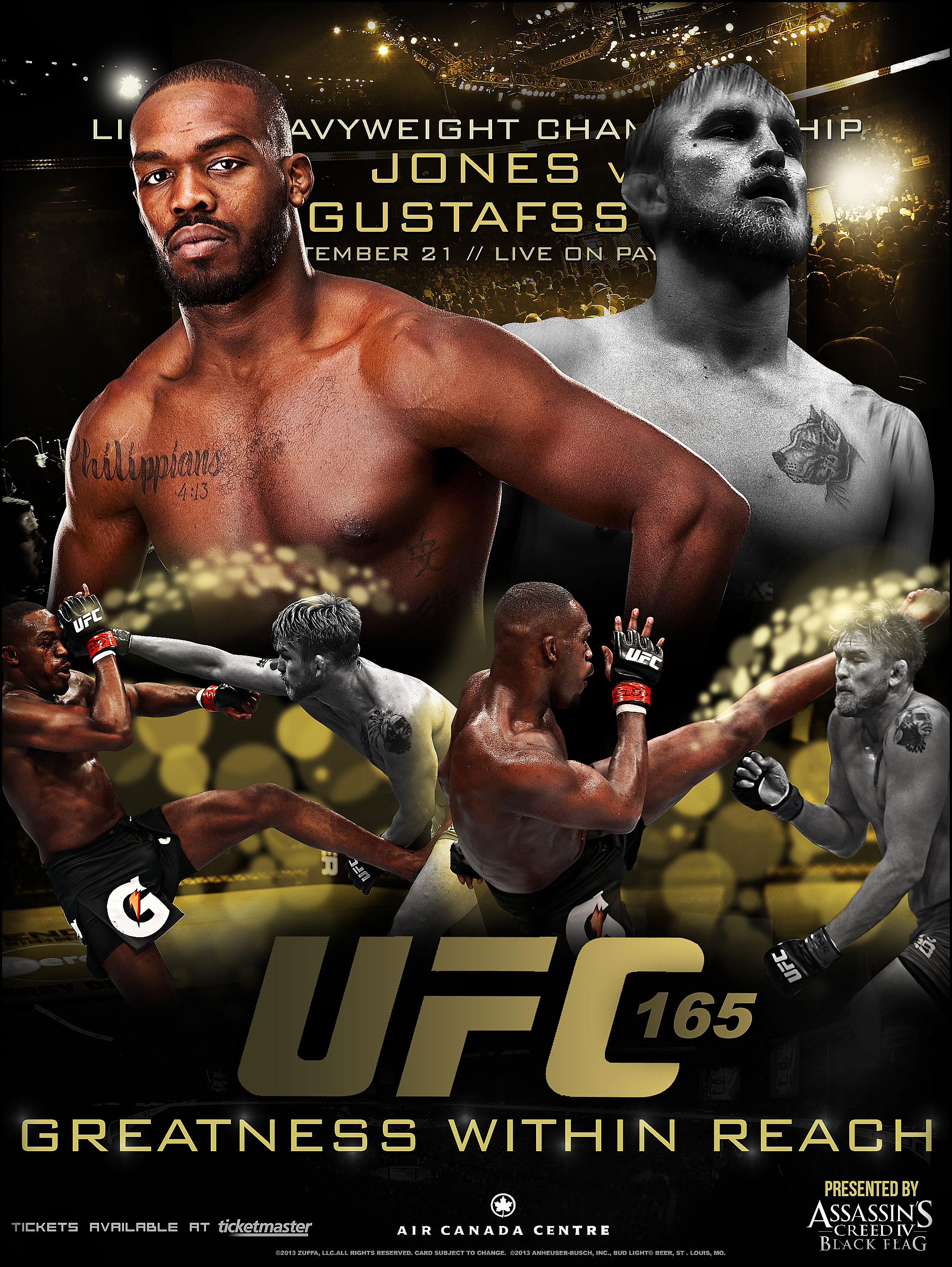 Poster/affiche UFC 165