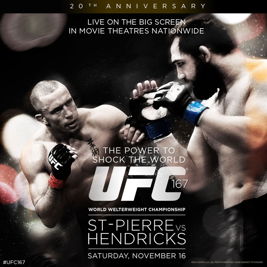 Poster/affiche UFC 167