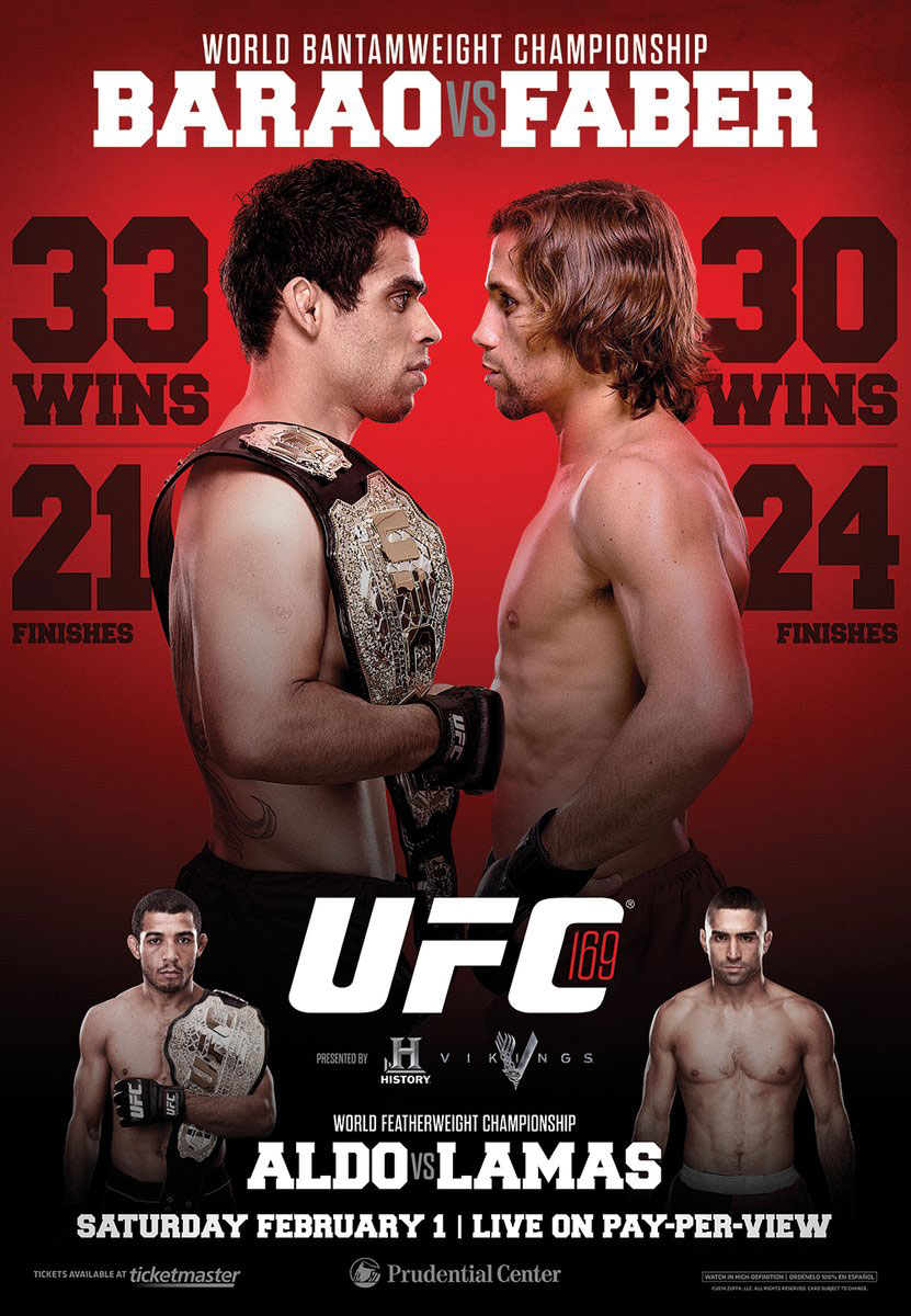 Poster/affiche UFC 169