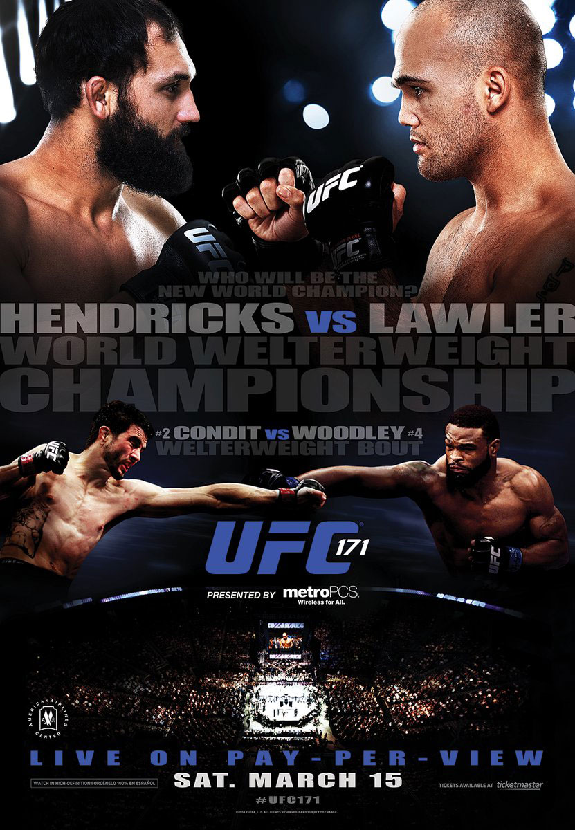 Poster/affiche UFC 171