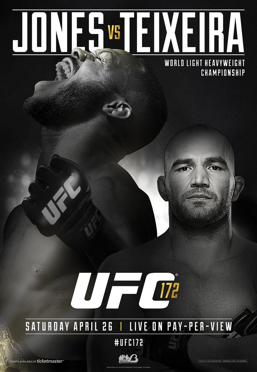 Poster/affiche UFC 172 - Baltimore