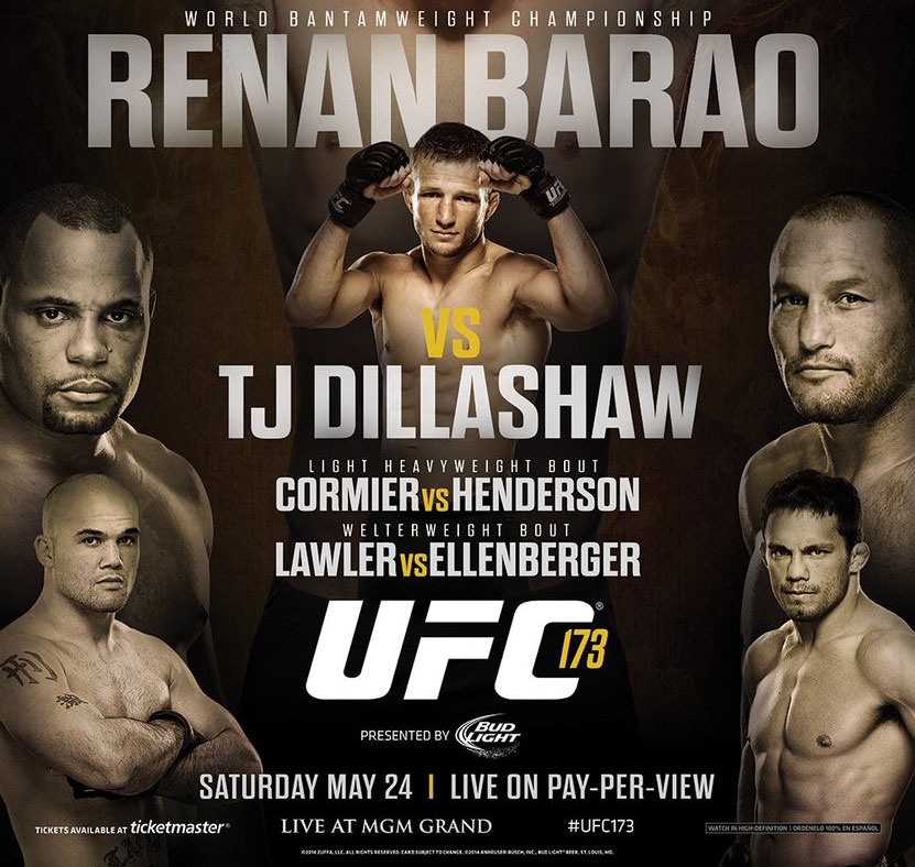 Poster/affiche UFC 173 - Vegas