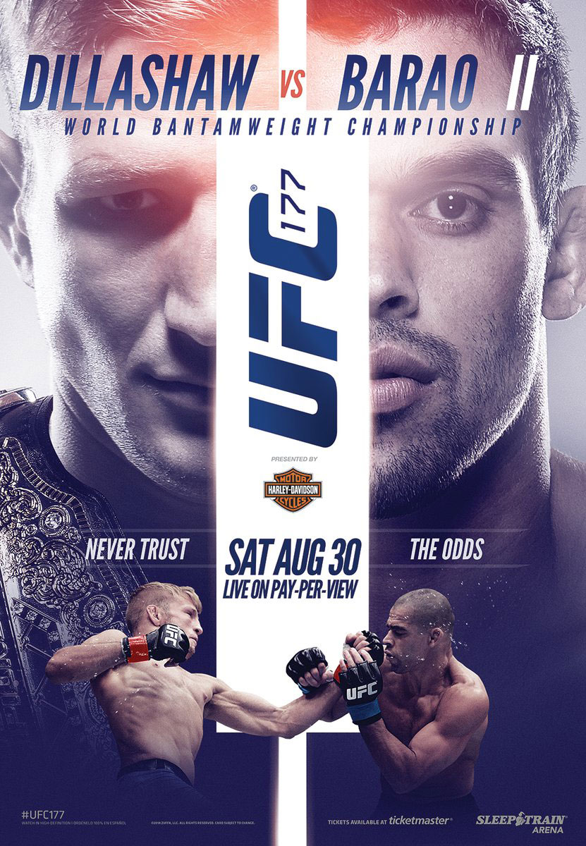 Poster/affiche UFC 177