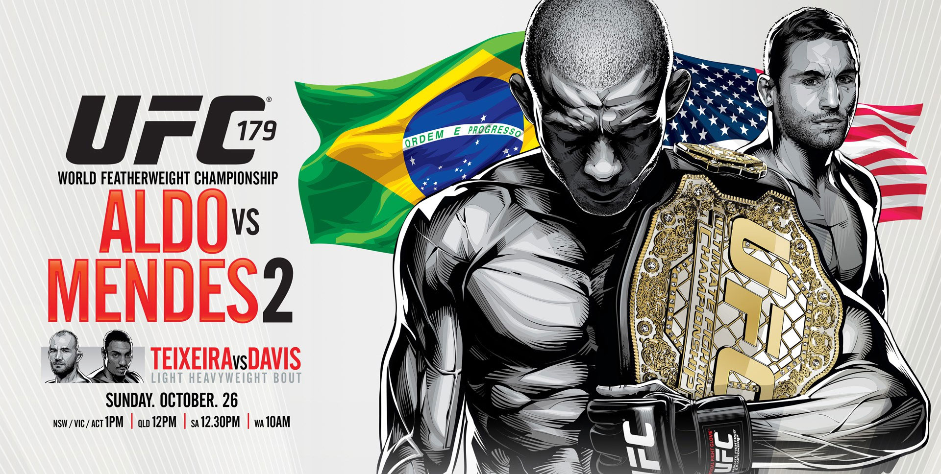 Poster/affiche UFC 179