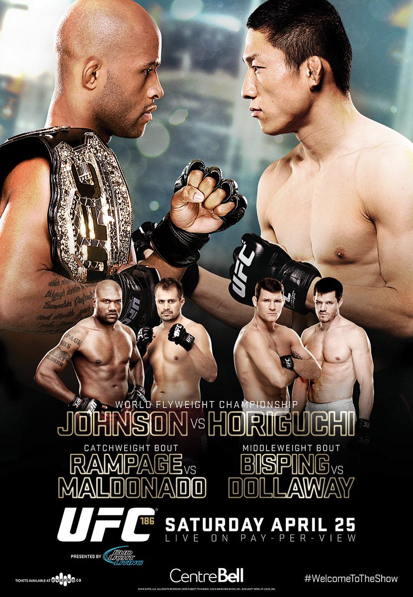 Poster/affiche UFC 186