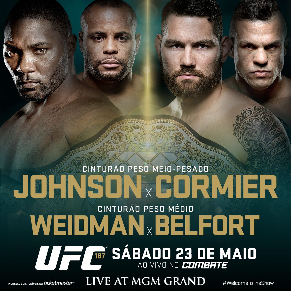 Poster/affiche UFC 187