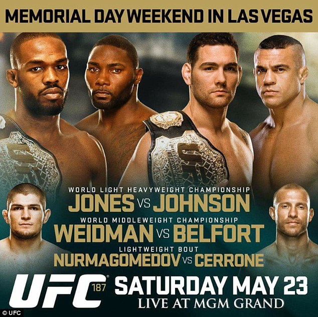 Poster/affiche UFC 187