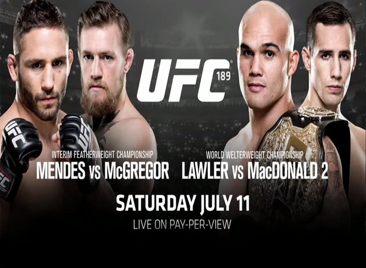 Poster/affiche UFC 189