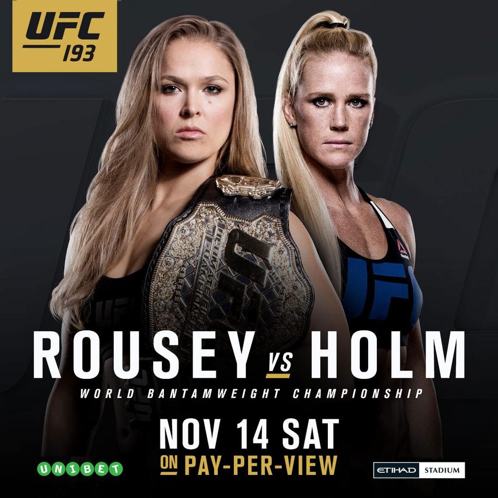 Poster/affiche UFC 193