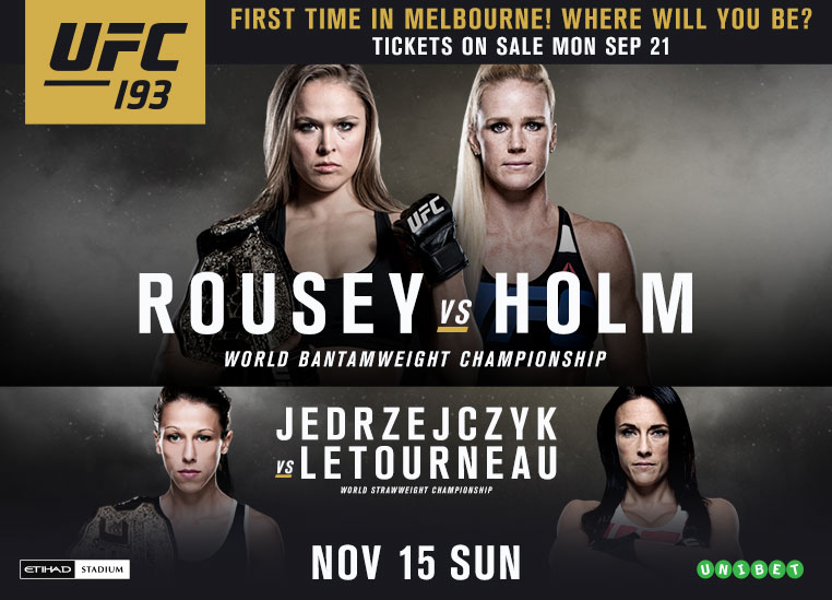 Poster/affiche UFC 193