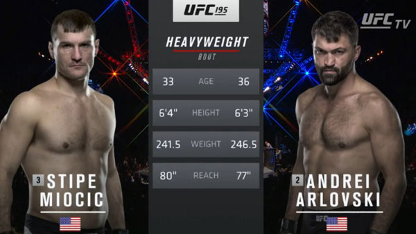 Andrei Arlovski contre Stipe Miocic