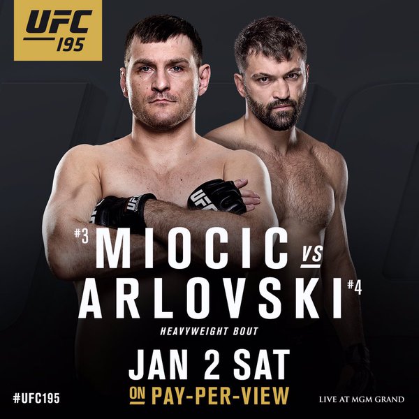 Poster/affiche UFC 195