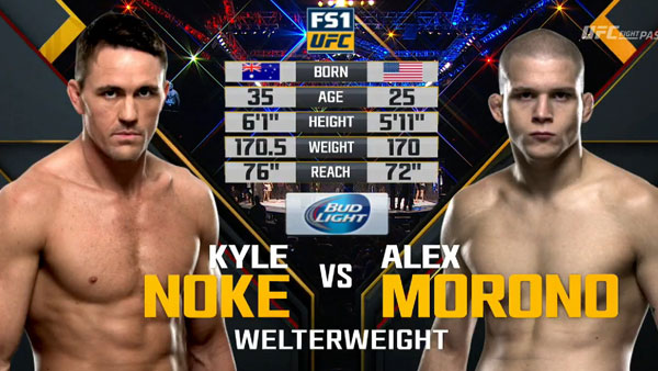 Kyle Noke contre Alex Morono