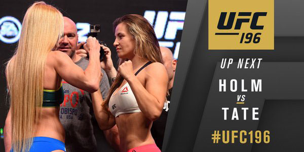 Holly Holm contre Miesha Tate