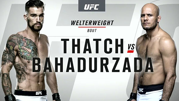 Brandon Thatch contre Siyar Bahadurzada