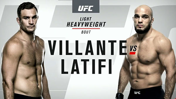 Gian Villante contre Ilir Latifi