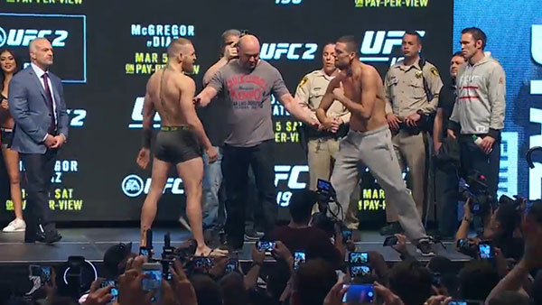 Conor McGregor contre Nate Diaz