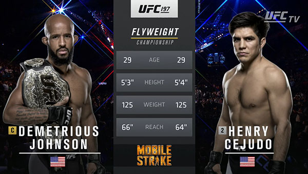 Demetrious Johnson contre Henry Cejudo