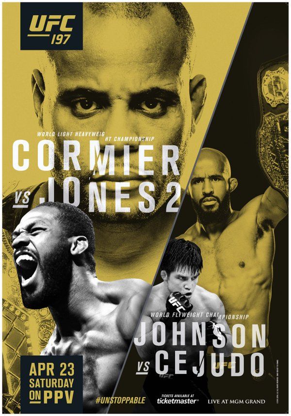 Poster/affiche UFC 197