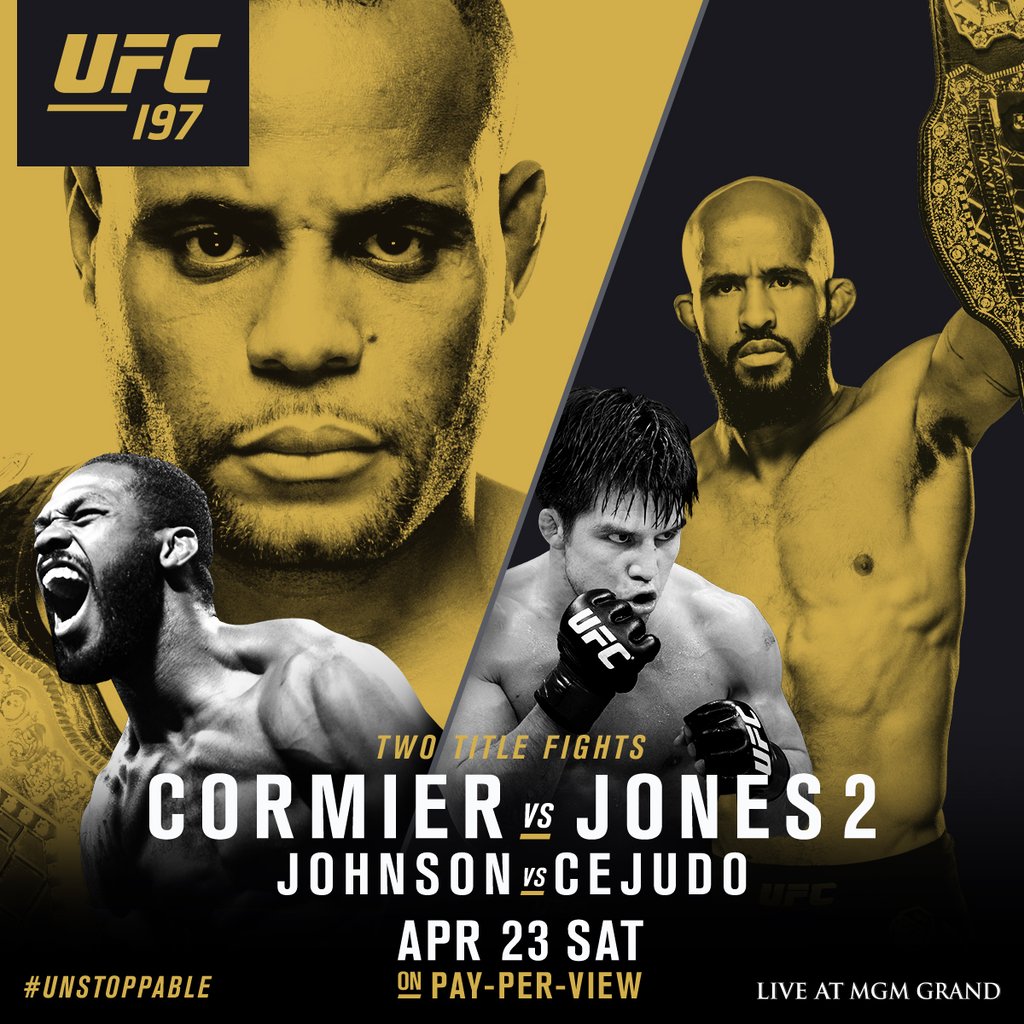 Poster/affiche UFC 197