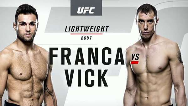 Glaico Franca Moreira contre James Vick