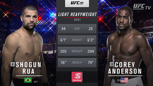 Mauricio Rua contre Corey Anderson