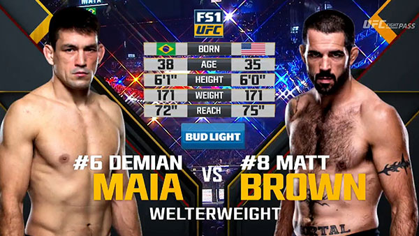 Demian Maia contre Matt Brown