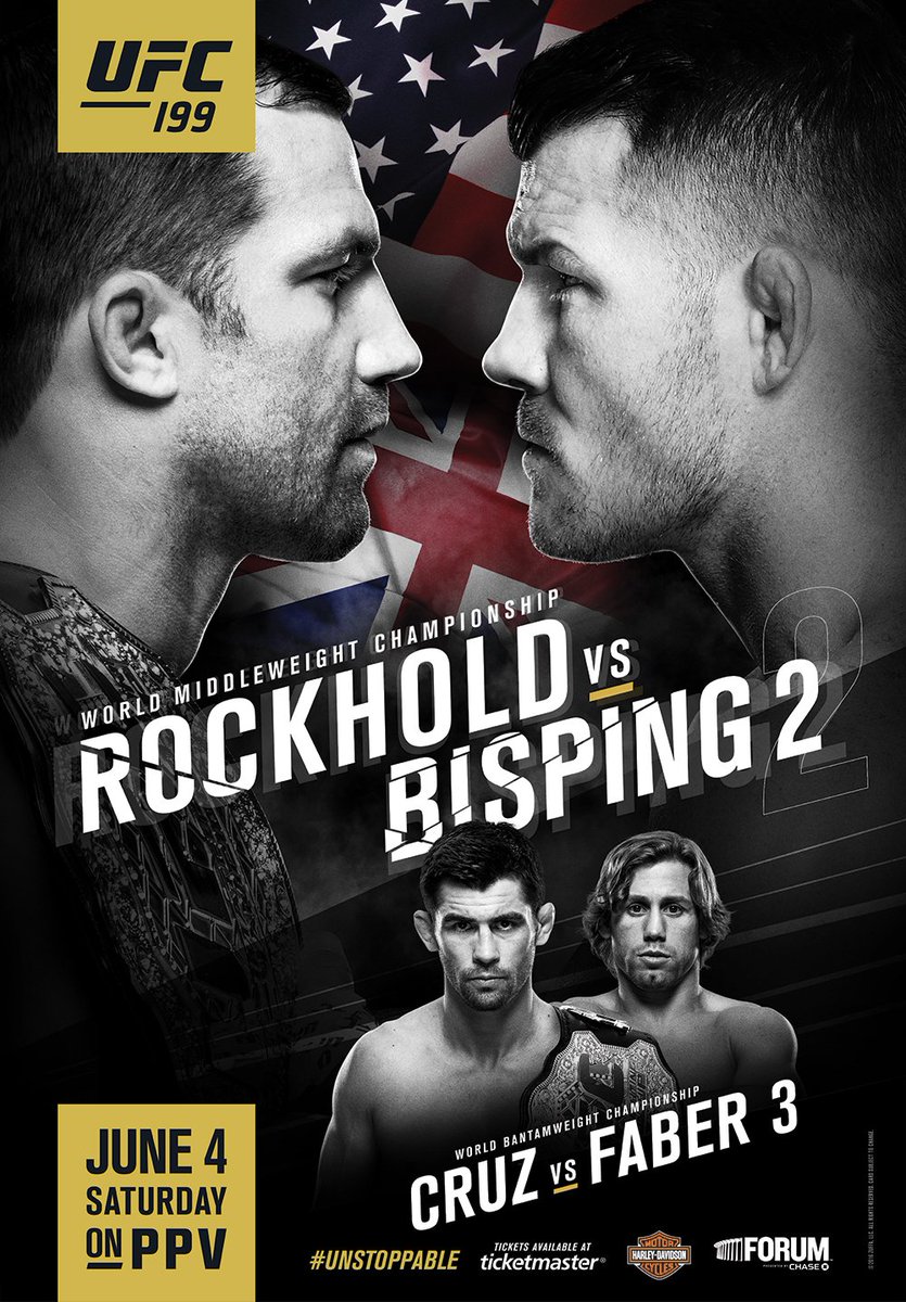 Poster/affiche UFC 199