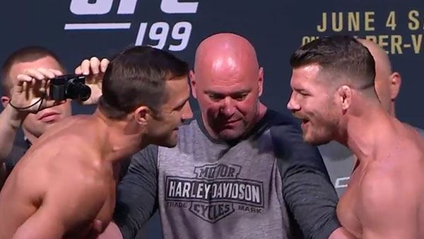 Luke Rockhold contre Michael Bisping