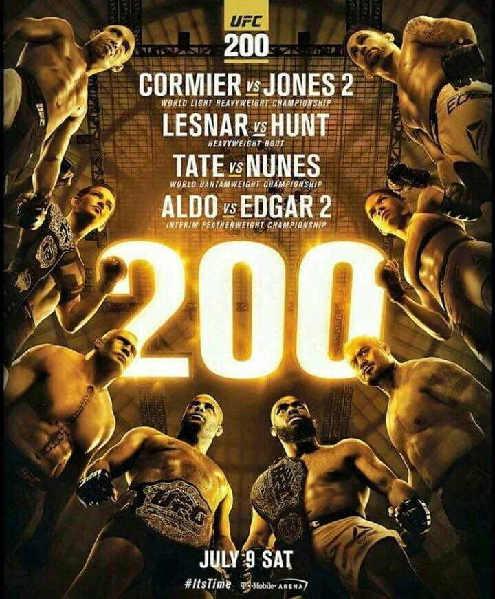 Poster/affiche UFC 200