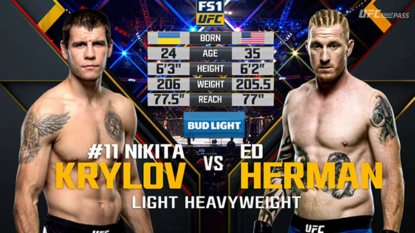 Nikita Krylov contre Ed Herman