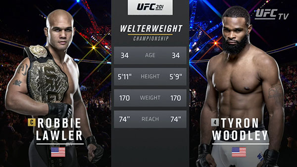 Robbie Lawler contre Tyron Woodley