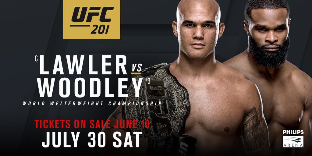 Poster/affiche UFC 201