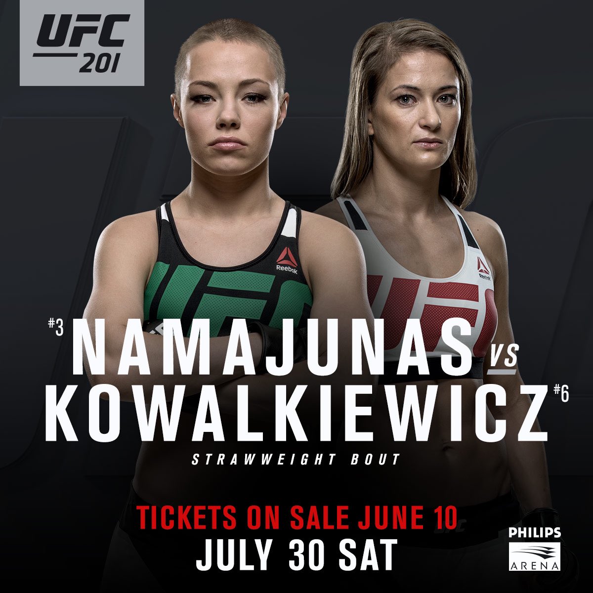 Poster/affiche UFC 201