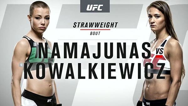 Rose Namajunas contre Karolina Kowalkiewicz