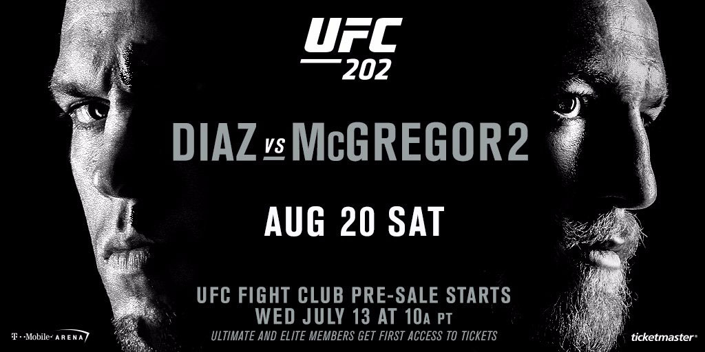 Poster/affiche UFC 202
