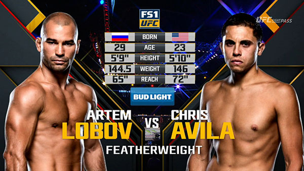 Artem Lobov contre Chris Avila