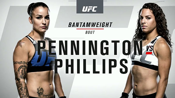 Raquel Pennington contre Elizabeth Phillips