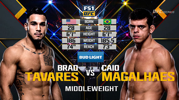 Brad Tavares contre Caio Magalhaes