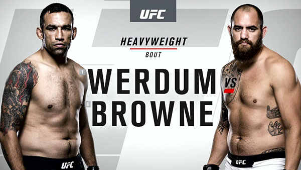 Fabricio Werdum contre Travis Browne