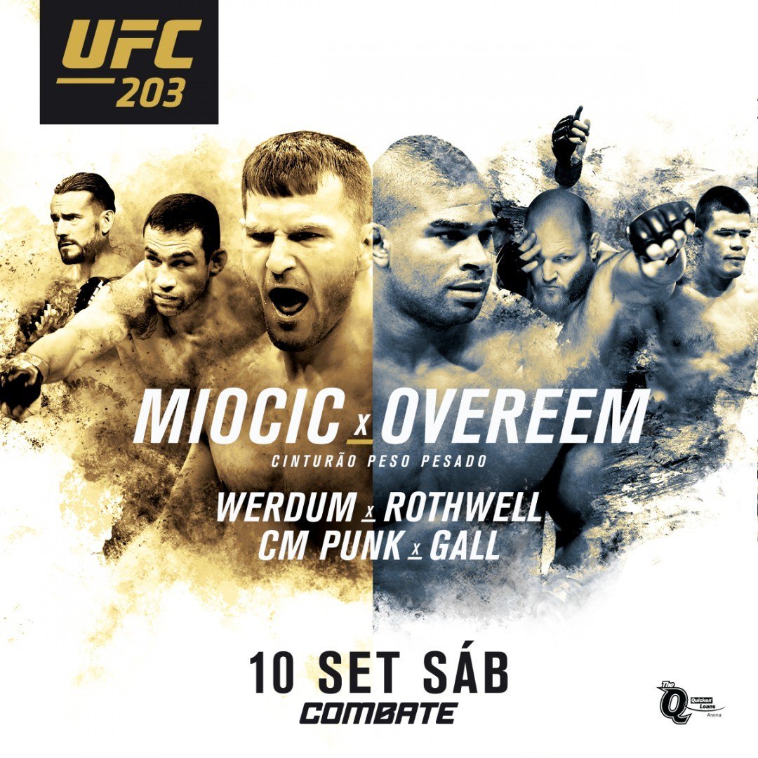 Poster/affiche UFC 203